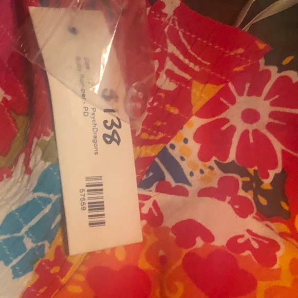 Trashy Diva Ruby Romper Psychedelic Dragons NWOT - Picture 5 of 8